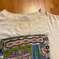 90's Cyrk Inc Kokopelli Cactus Southwestern Art White Tshirt - XLarge - 25.5" x 29.5"
