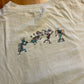 90's Cyrk Inc Kokopelli Cactus Southwestern Art White Tshirt - XLarge - 25.5" x 29.5"