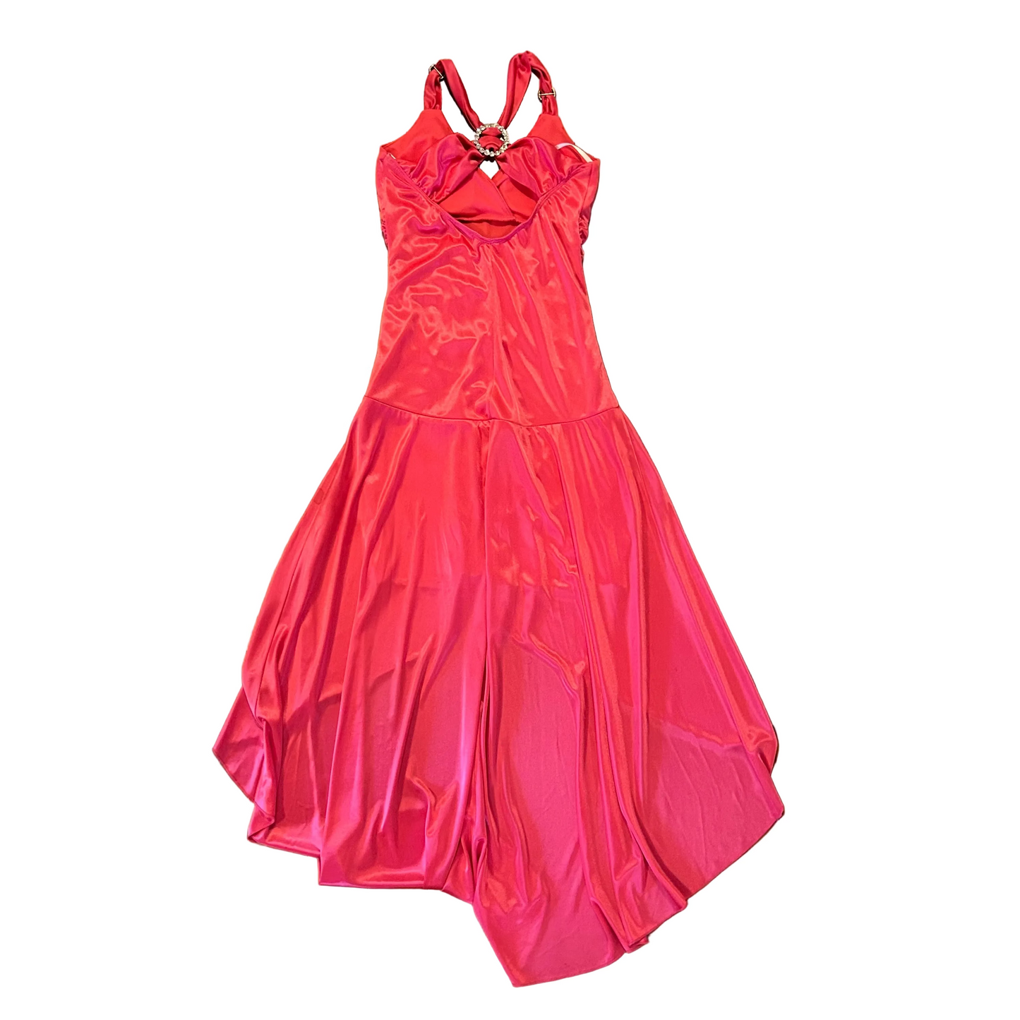 90's Deb Pink Dress - Tagged Medium - 13" x 50"