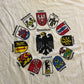 FOTL Deutschland Germany Coat of Arms Bundeswappen White Tshirt - Medium - 20.5" x 27"