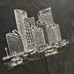 Volcom Black City Tshirt - Medium - 20" x 26.5"