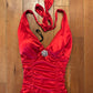 Ruby Rox Red Dress - Tagged Small - 12" x 39"