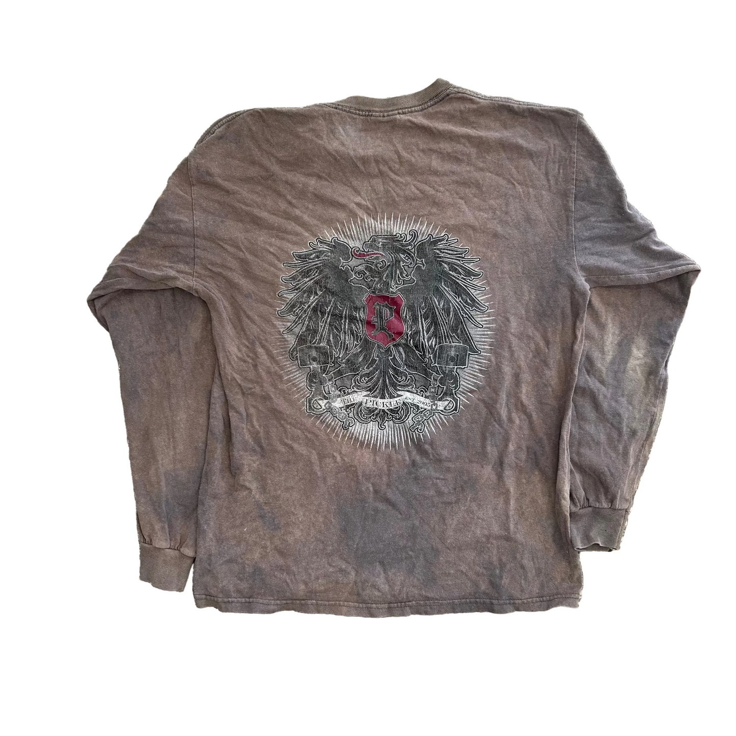 2005 The Pickle Brown Longsleeve Shirt - Medium - 20" x 26"
