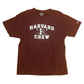 Champion Harvard University Rowing Crew Maroon Red College Tshirt - Medium - 21” x 29”