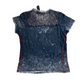 90’s Harley Davidson Lacy Red Blue Tie Dye Shirt - Small - 19" x 25"
