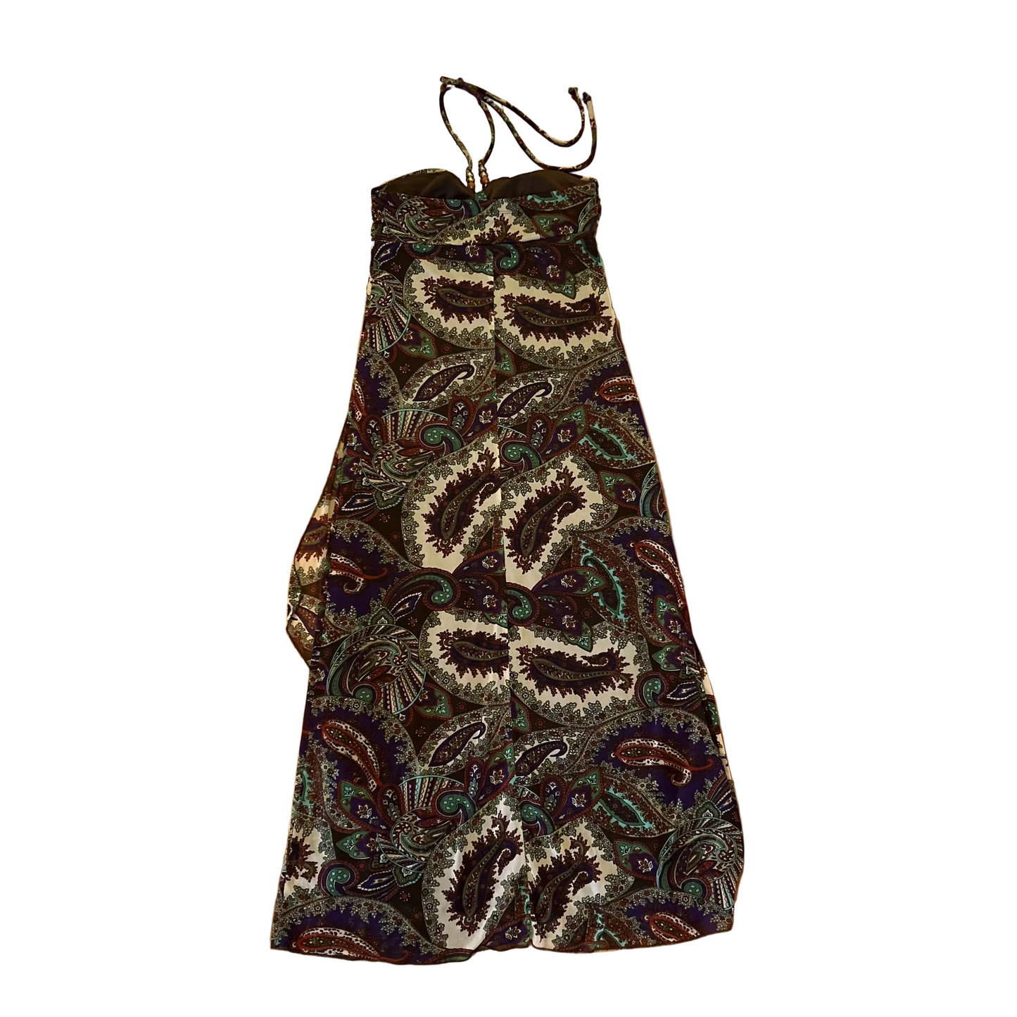 Ruby Rox Brown Multicolor Patterned Dress - Tagged Large - 15" x 45"