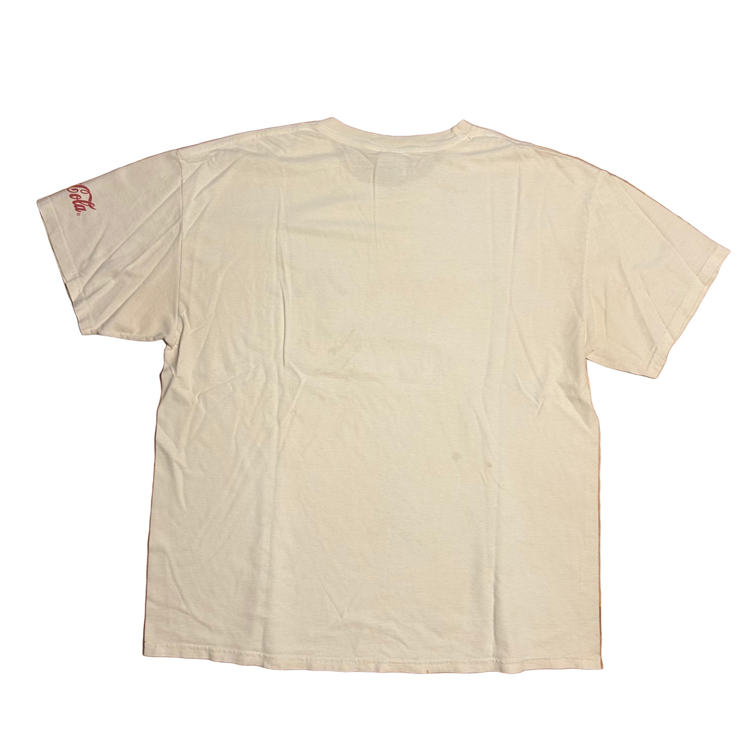 Hanes Heavyweight SMU Southern Methodist University Pony Up White Cotton College Tshirt - Large - 23” x 28.5”