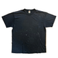 80's Soffee Blank Black Faded Painter Tshirt - Large - 23" x 29"
