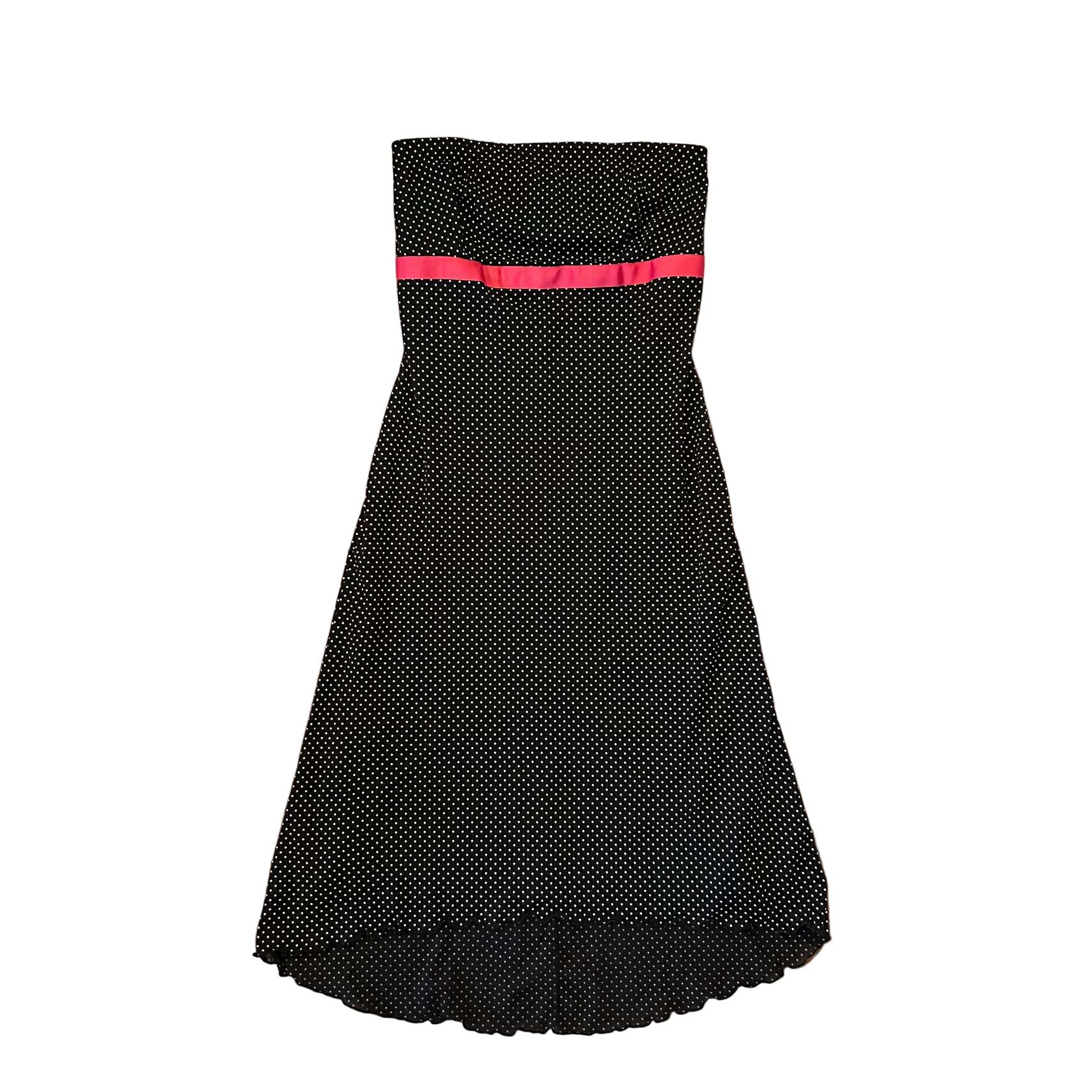 Charlotte Russe Black Polka Dot Dress - Tagged Large