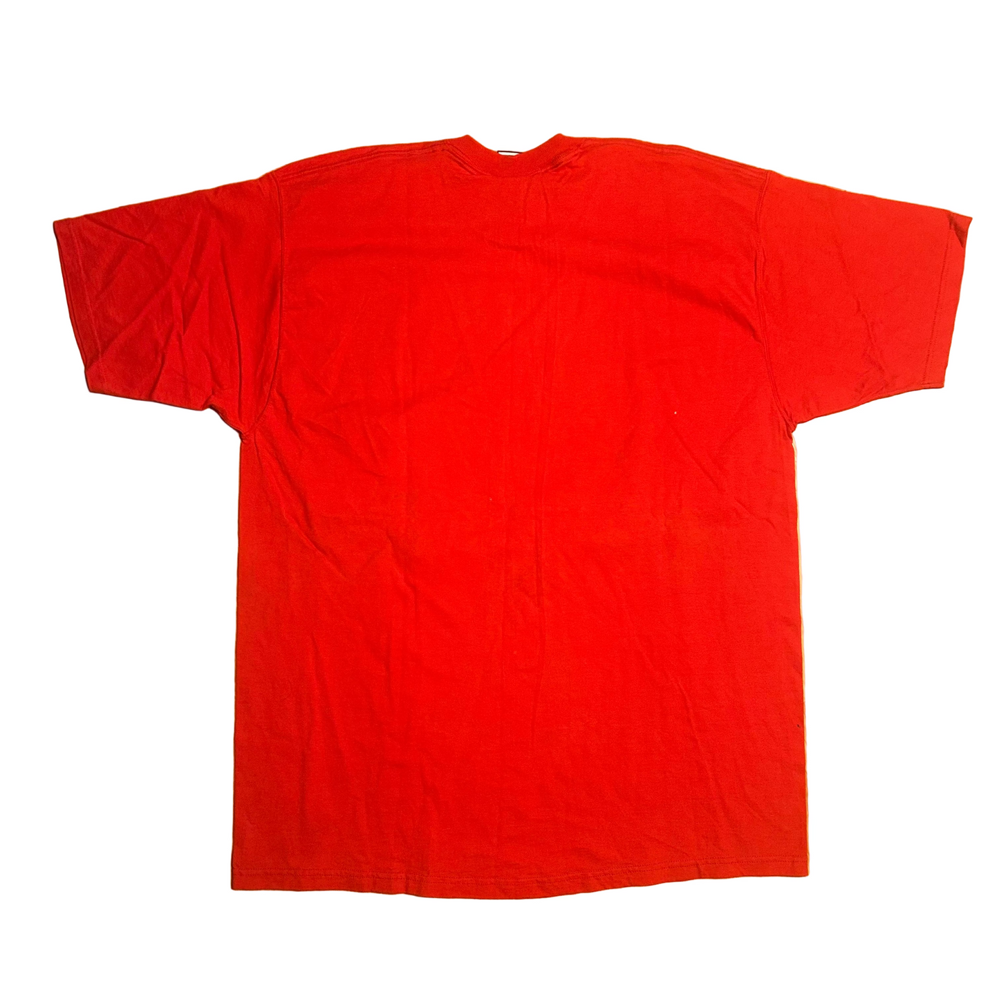 Pro Layer Wisconsin Badgers Football Helmet University College Red Cotton Tshirt - XLarge - 25” x 33”