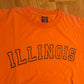 MV Sport Illinois University Orange Cotton College Tshirt - Small - 19.5” x 27”