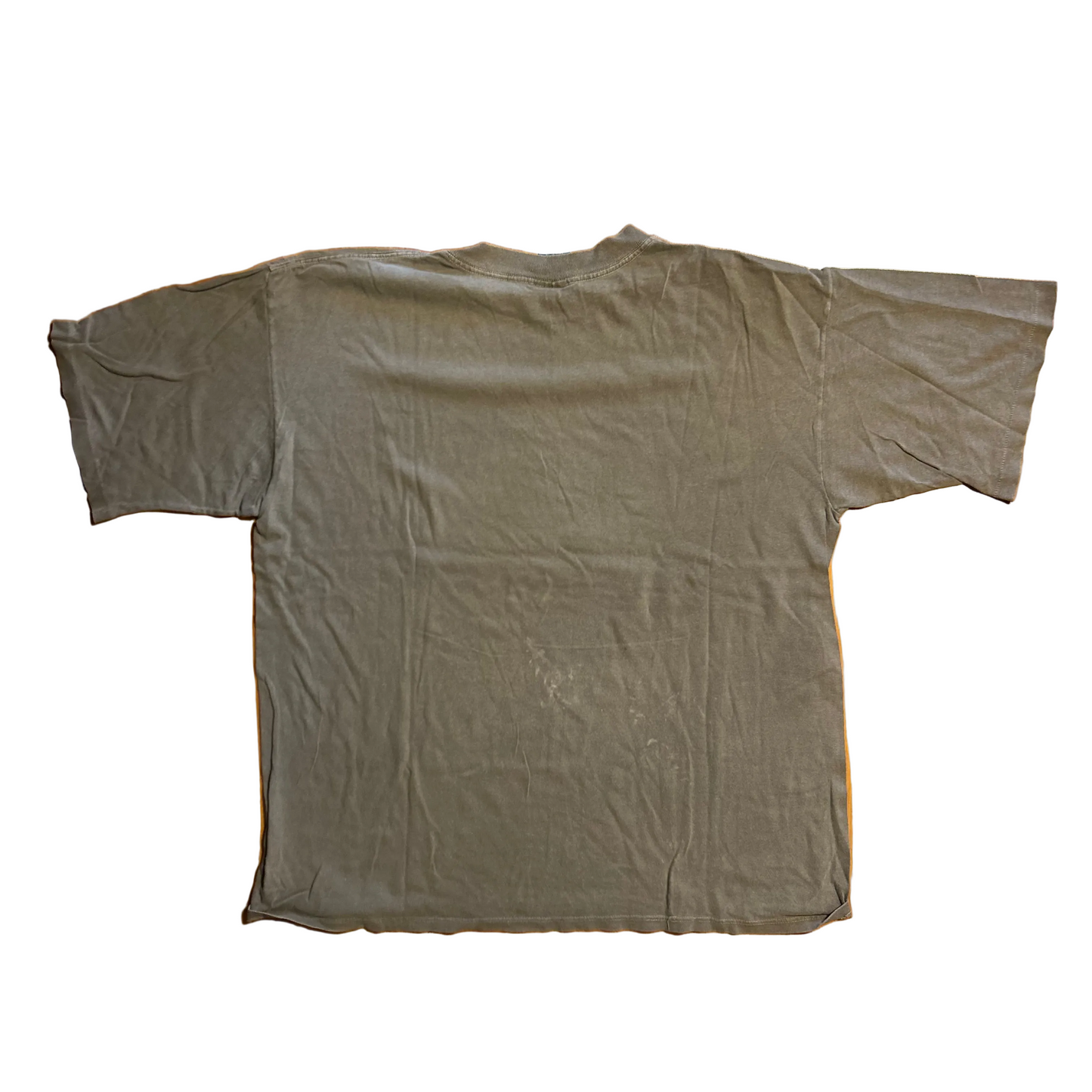 90's Ash Creek Brown Grey Cotton Blank Tshirt - XLarge - 24.5" x 29"