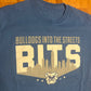 Butler University Bulldogs Into The Streets Blue College Cotton Tshirt - Small - 19.5” x 27”