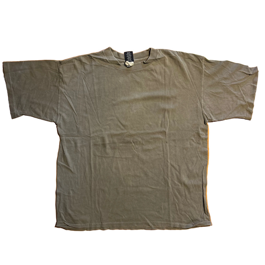 90's Ash Creek Brown Grey Cotton Blank Tshirt - XLarge - 24.5" x 29"