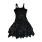IZ Byer California Black Sparkly Dress - Tagged 14 - 14.5" x 30"
