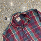 JCPenney The Fox Collection Red Green Button Up Flannel Shirt - XLarge - 24" x 26"