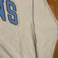 Champion Johns Hopkins Blue Jays Maryland White Light Blue Cotton College Longsleeve Shirt - Large - 22.5” x 27”
