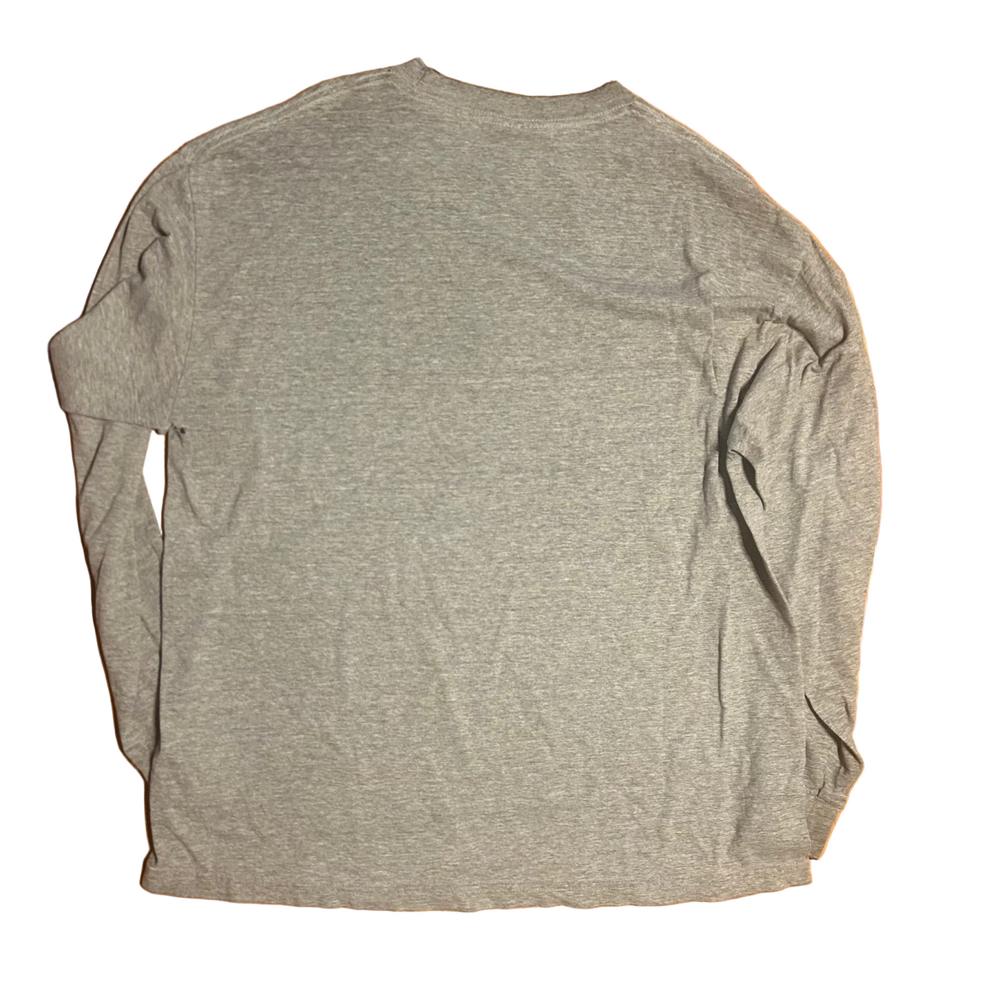 Steve and Barry’s Purdue University Boilermakers Grey Gray 90/10 Cotton Polyester College Longsleeve Shirt - Large - 23” x 29”