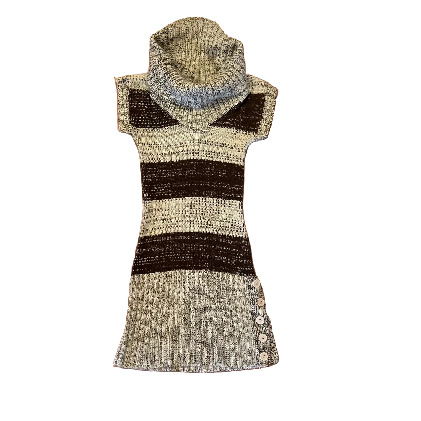 Wet Seal Acrylic Knit Turtleneck Dress - Tagged Small - 13" x 33"