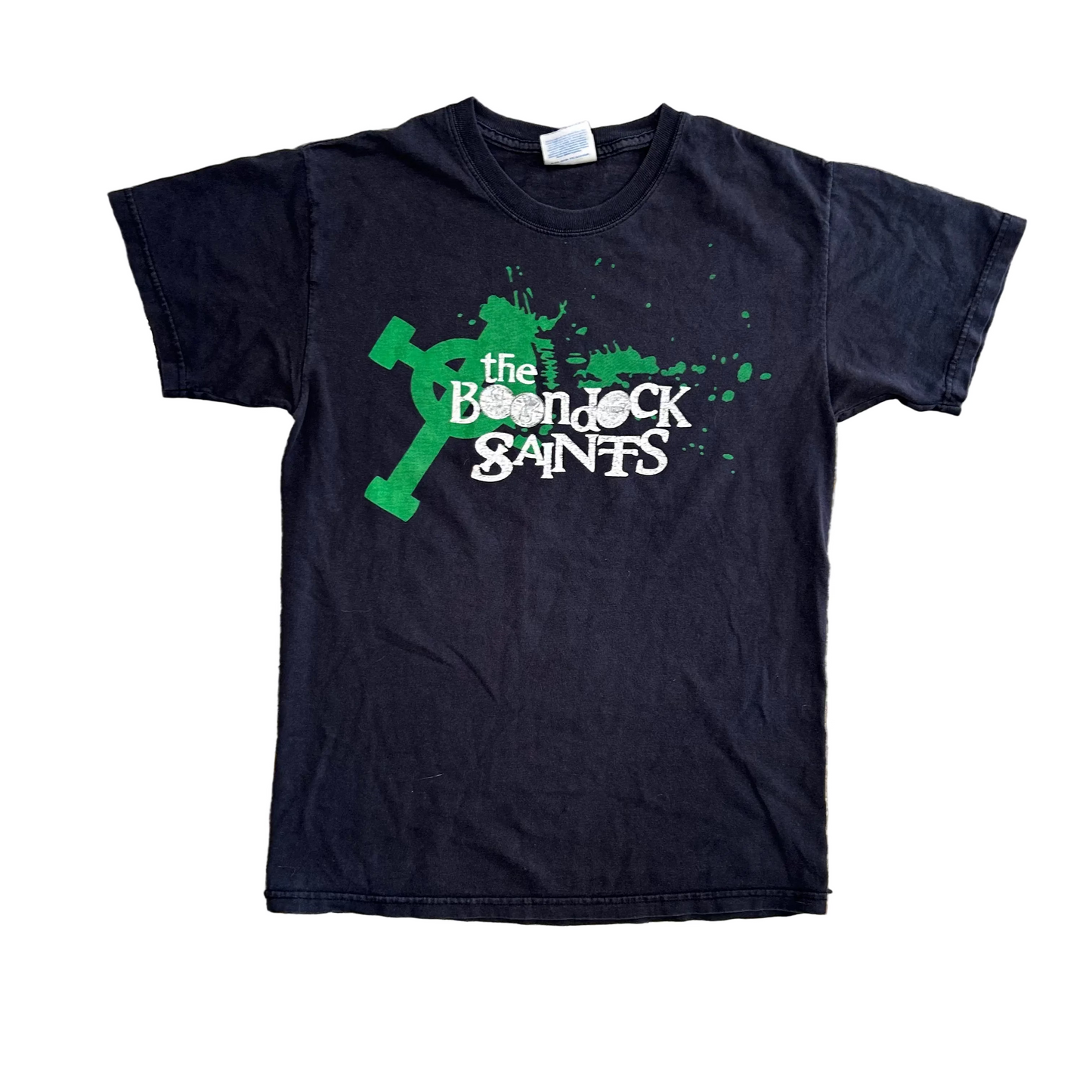Hanes The Boondock Saints Navy Black Tshirt - XSmall - 17" x 25.5"