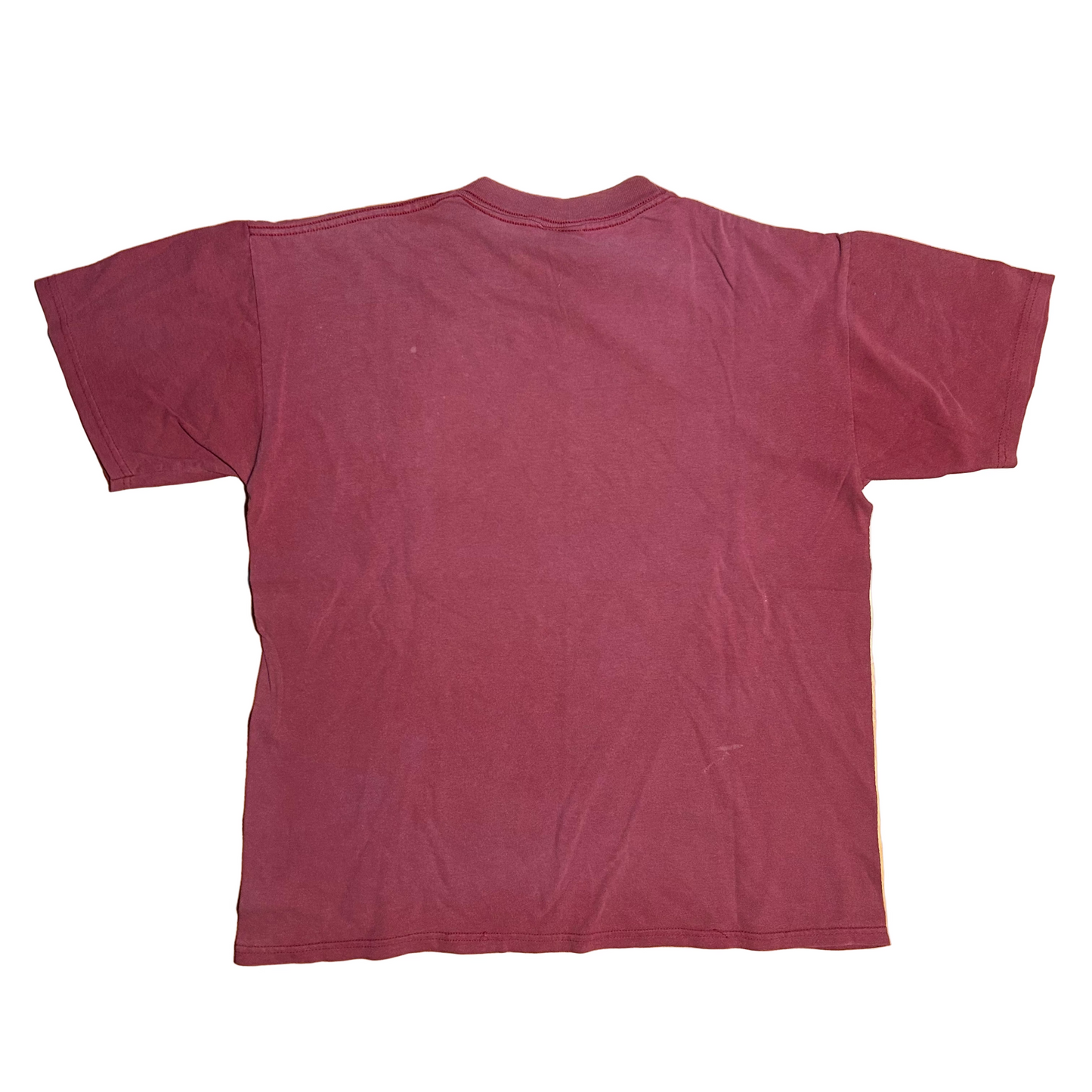 Red Oak Florida State Seminoles Red Maroon Crimson College Cotton Tshirt - Medium - 21.5” x 26”