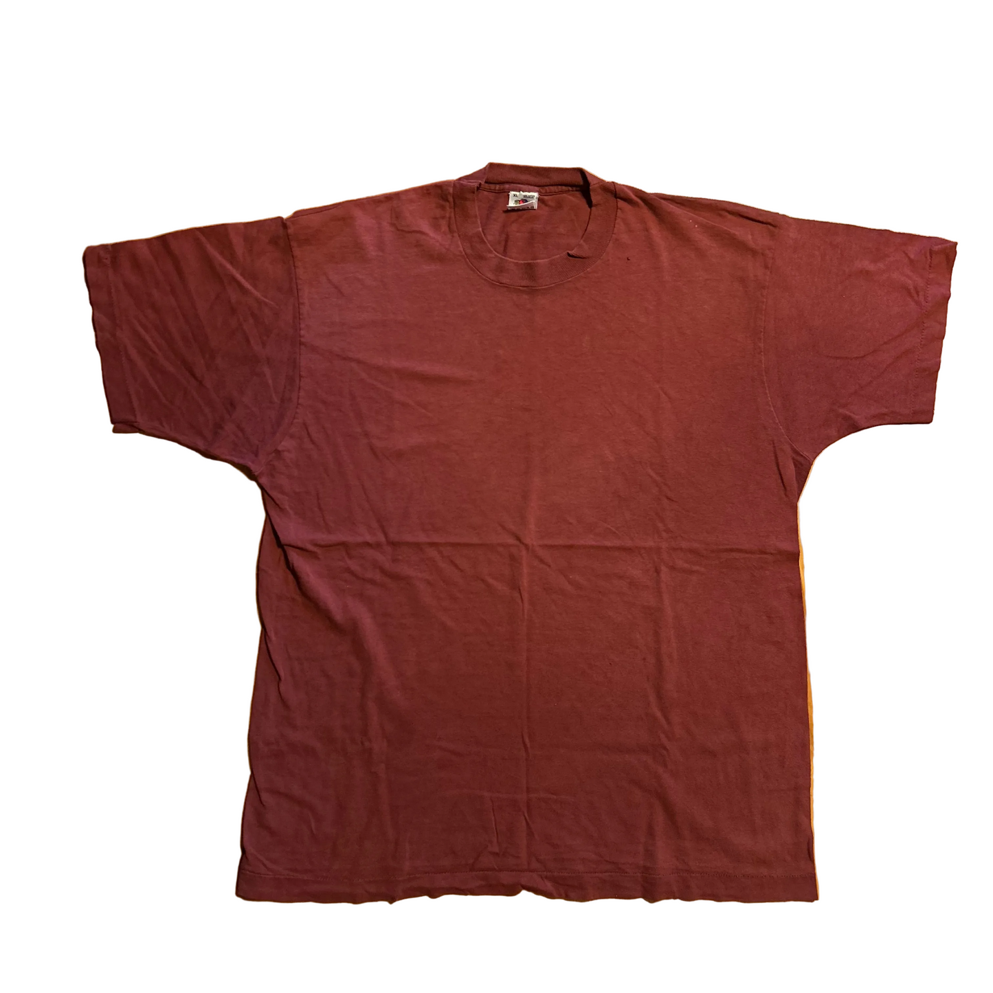 90's FOTL Maroon Red Blank Tshirt - Large - 22.5" x 28.5"