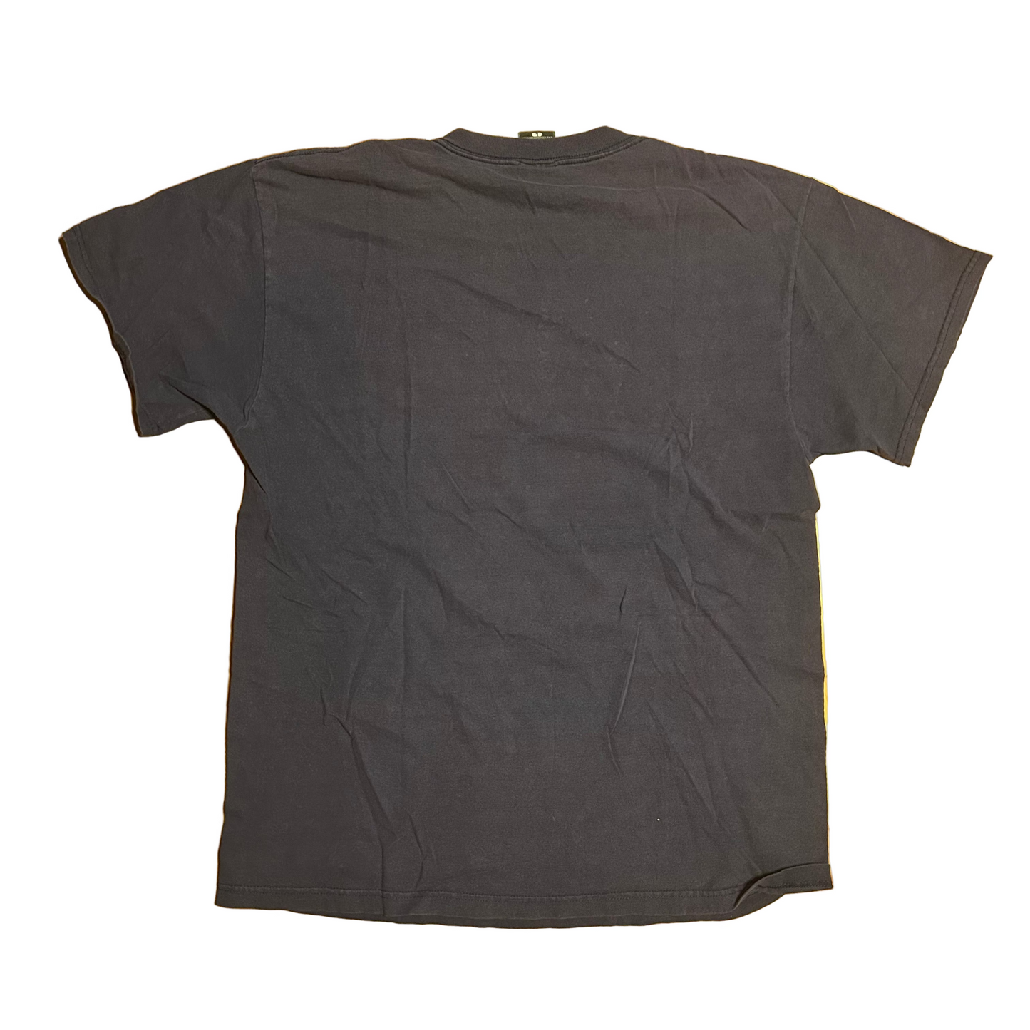 Steve and Barry’s Michigan University Wolverines Navy Blue Yellow Cotton College Tshirt - Medium - 21.5” x 29”