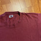 90's FOTL Maroon Red Blank Tshirt - Large - 22.5" x 28.5"