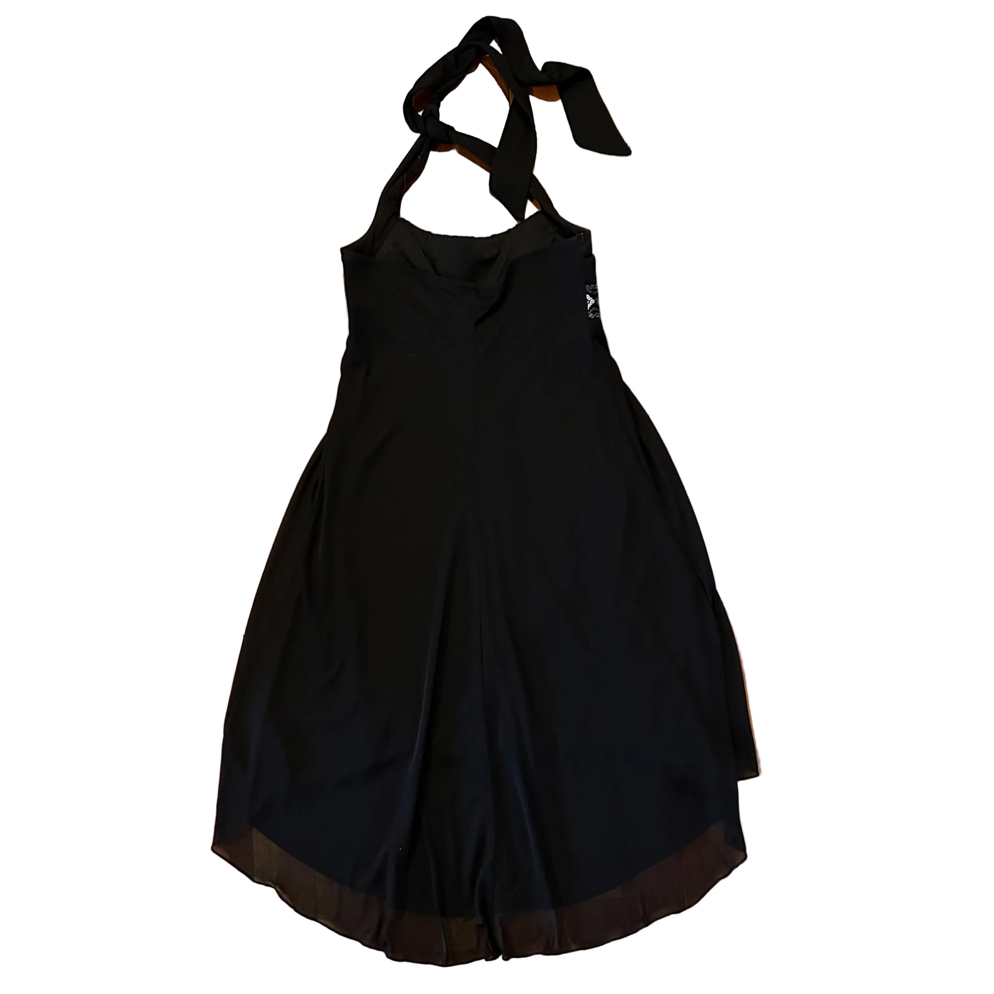 City Triangles Black Dress - Tagged Large - 15.5" x 38" City Triangles Black Dress - Tagged Large - 15.5" x 38"