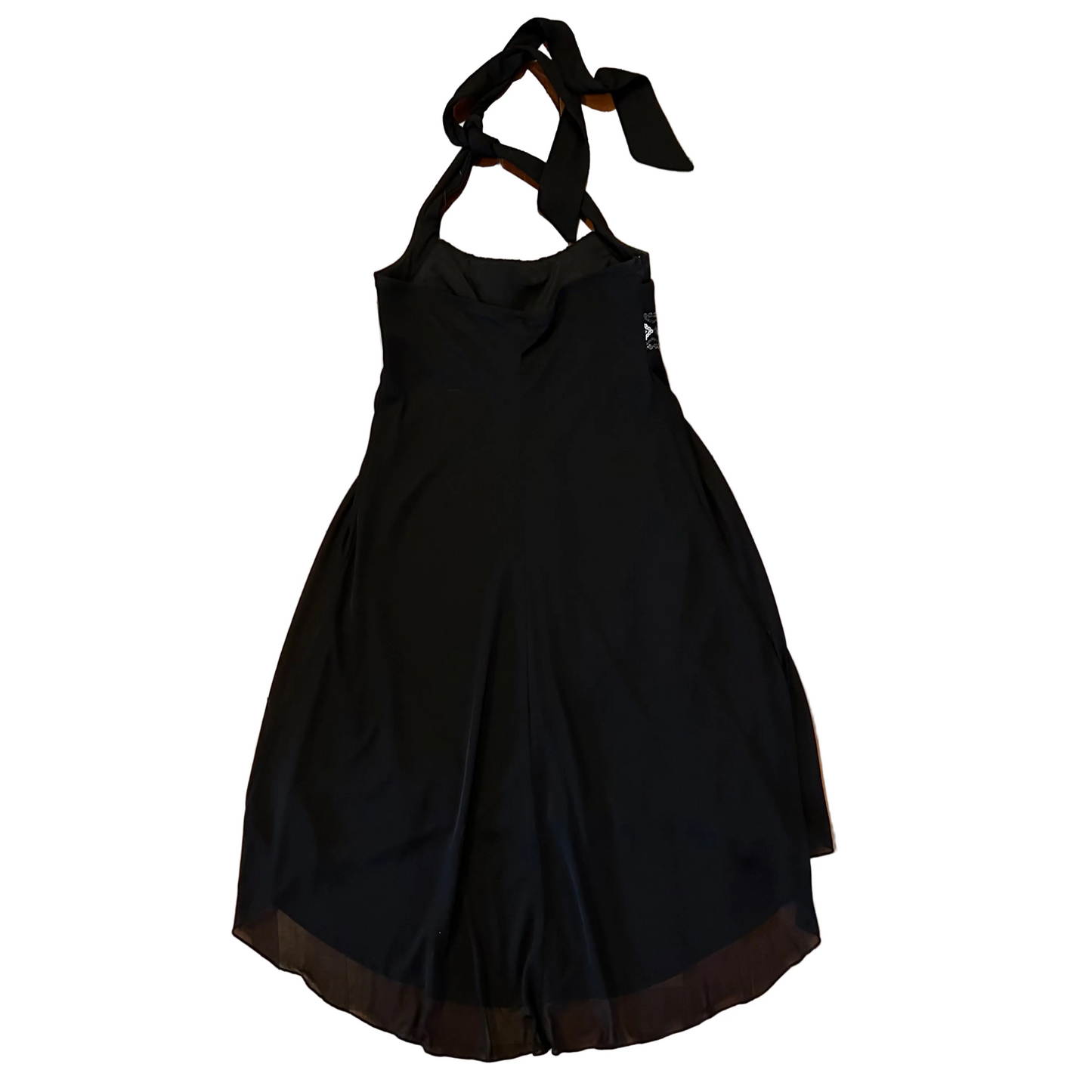 City Triangles Black Dress - Tagged Large - 15.5" x 38"