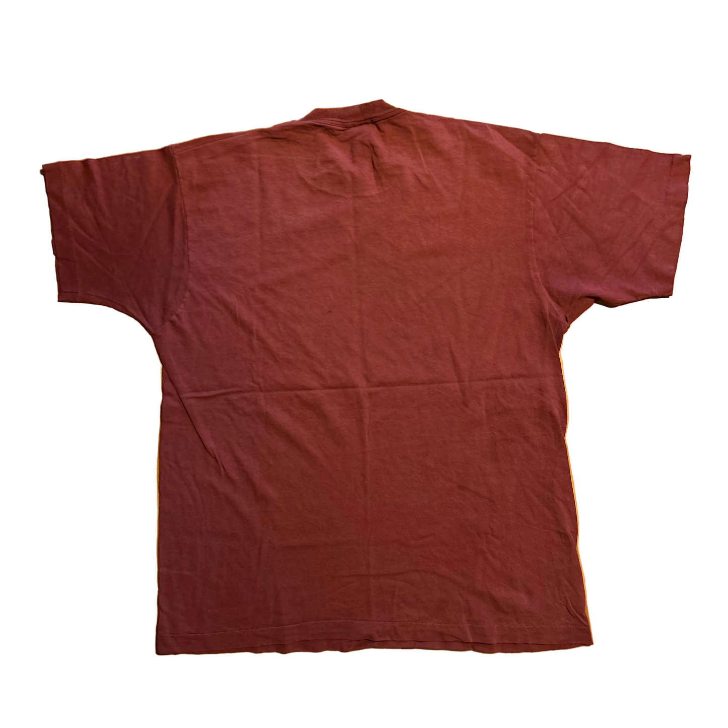 90's FOTL Maroon Red Blank Tshirt - Large - 22.5" x 28.5"