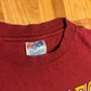 90’s Hanes Beefy Florida State Seminoles University Red Maroon Crimson Cotton Tshirt - Large - 23” x 30”