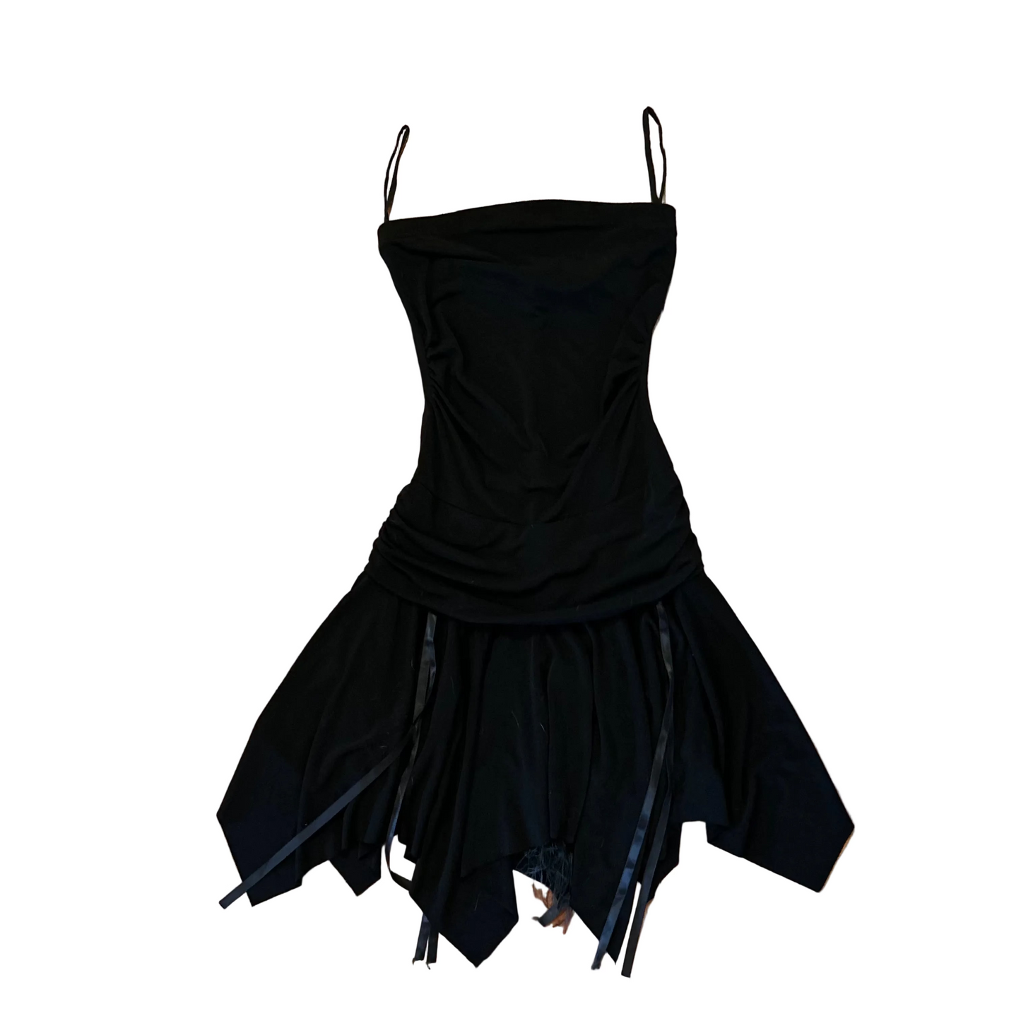 90's Street Code Black Dress - Tagged Medium - 13" x 29"