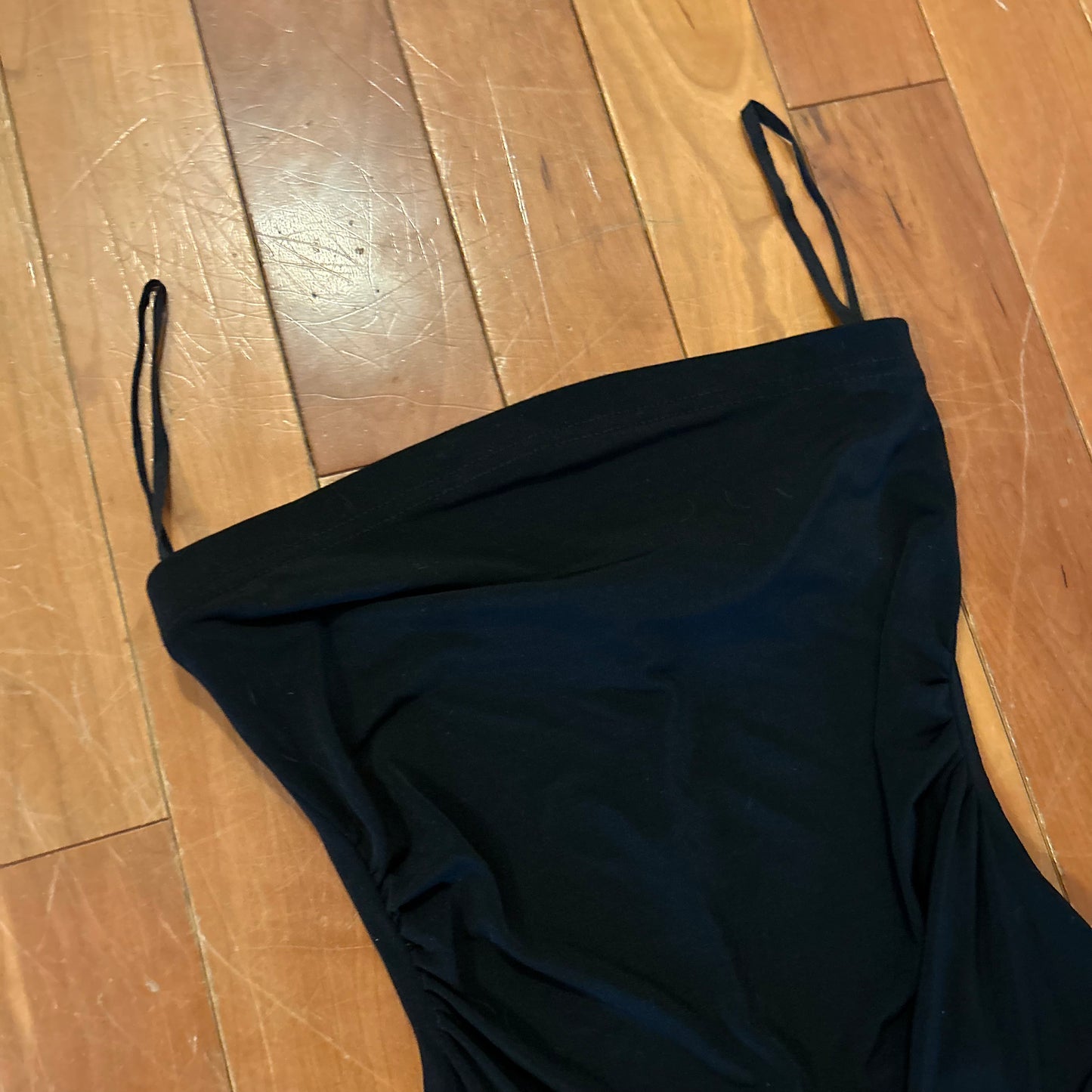 90's Street Code Black Dress - Tagged Medium - 13" x 29"