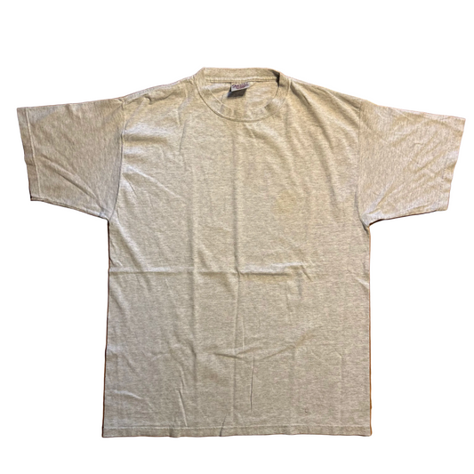 Pluma Grey Heavyweight Cotton Blank Tshirt - Large - 22" x 30.5"