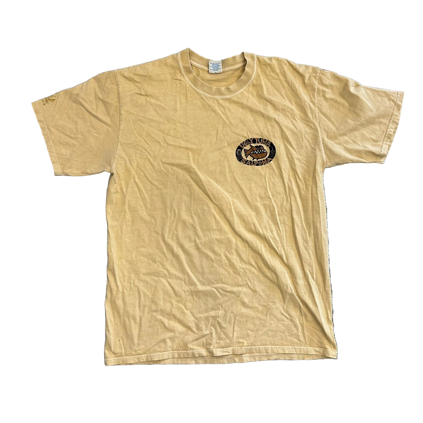 Ugly Tuna Saloona Yellow Orange Tshirt - Large - 23" x 31"