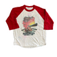 Roger Waters The Wall Live Red Raglan Longsleeve Shirt - Medium - 21" x 27"