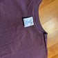 90's College Ware Plum Purple Blank Tshirt - Small - 18.5" x 27.5"