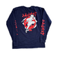 Naruto Shippuden Navy Blue Longsleeve Shirt - Medium - 21.5" x 29"