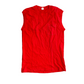 90's FOTL Blank Red Pocket Tanktop Shirt - Small - 18" x 29"