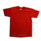 80/90's Hanes Fifty Fifty Red Blank Tshirt - Medium - 20.5" x 28.5"