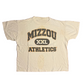 Mizzou Athletics University Missouri Tigers Distressed Stained White College Cotton Tshirt - Boxy XLarge - 26” x 27”