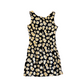 90's Star City Clothing Co Black Yellow Floral Dress - 16" x 30"