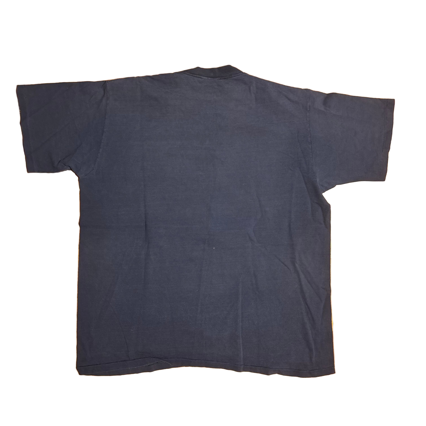 90’s Jansport Michigan University Limited Edition Authentic Wolverine Apparel Navy Blue Yellow College Cotton Tshirt - XLarge - 24” x 28”