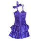 90's Taboo Purple Sparkly Dress - Tagged Small - 13" x 28"
