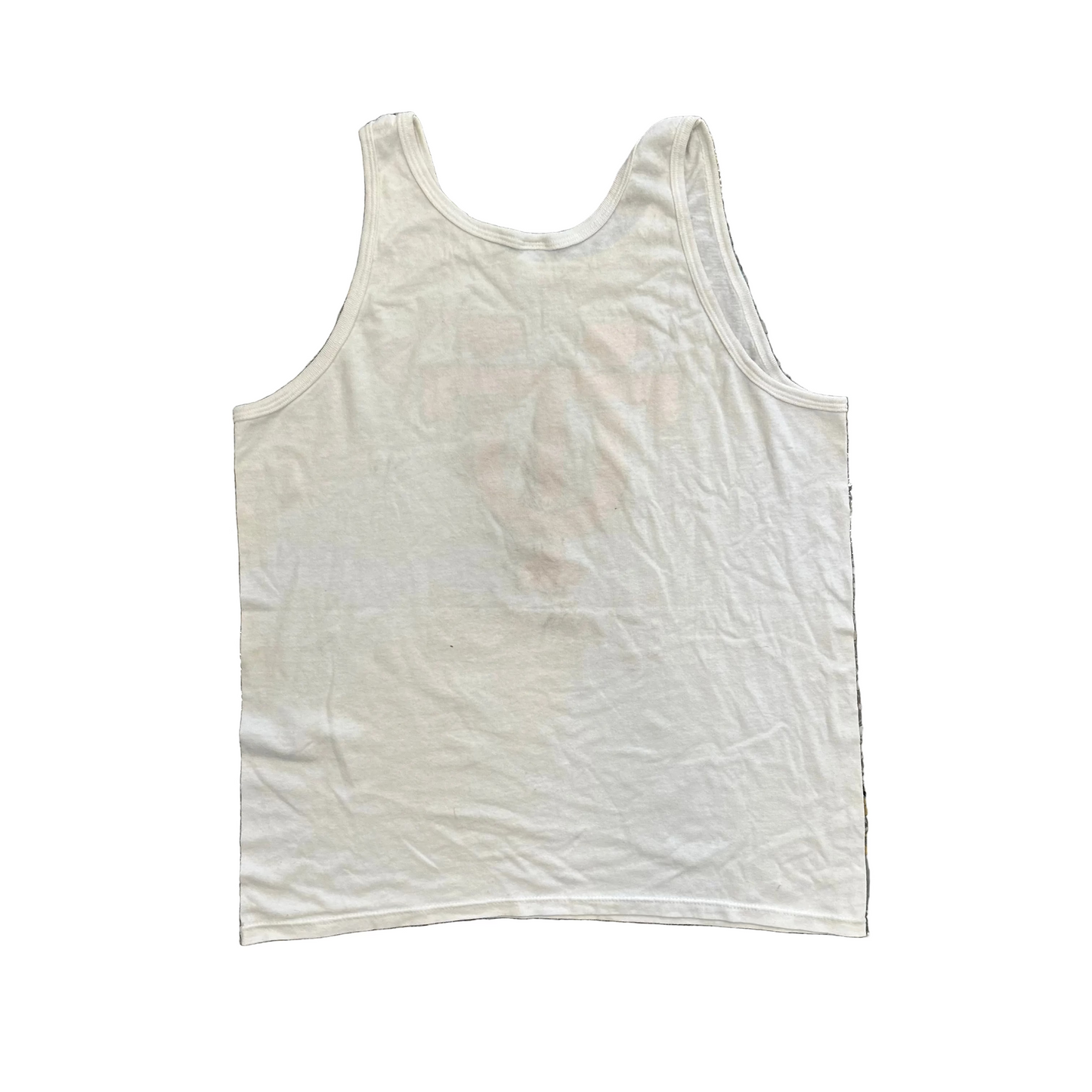 90's Jerzees UT Tennessee University White Tanktop Shirt - Medium - 20" x 27"