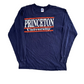 80's Princeton University Navy Blue Longsleeve Shirt - Medium - 21" x 28"