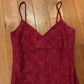 90's Hyphen Red Sparkly Dress - Tagged Small - 13.5" x 50"