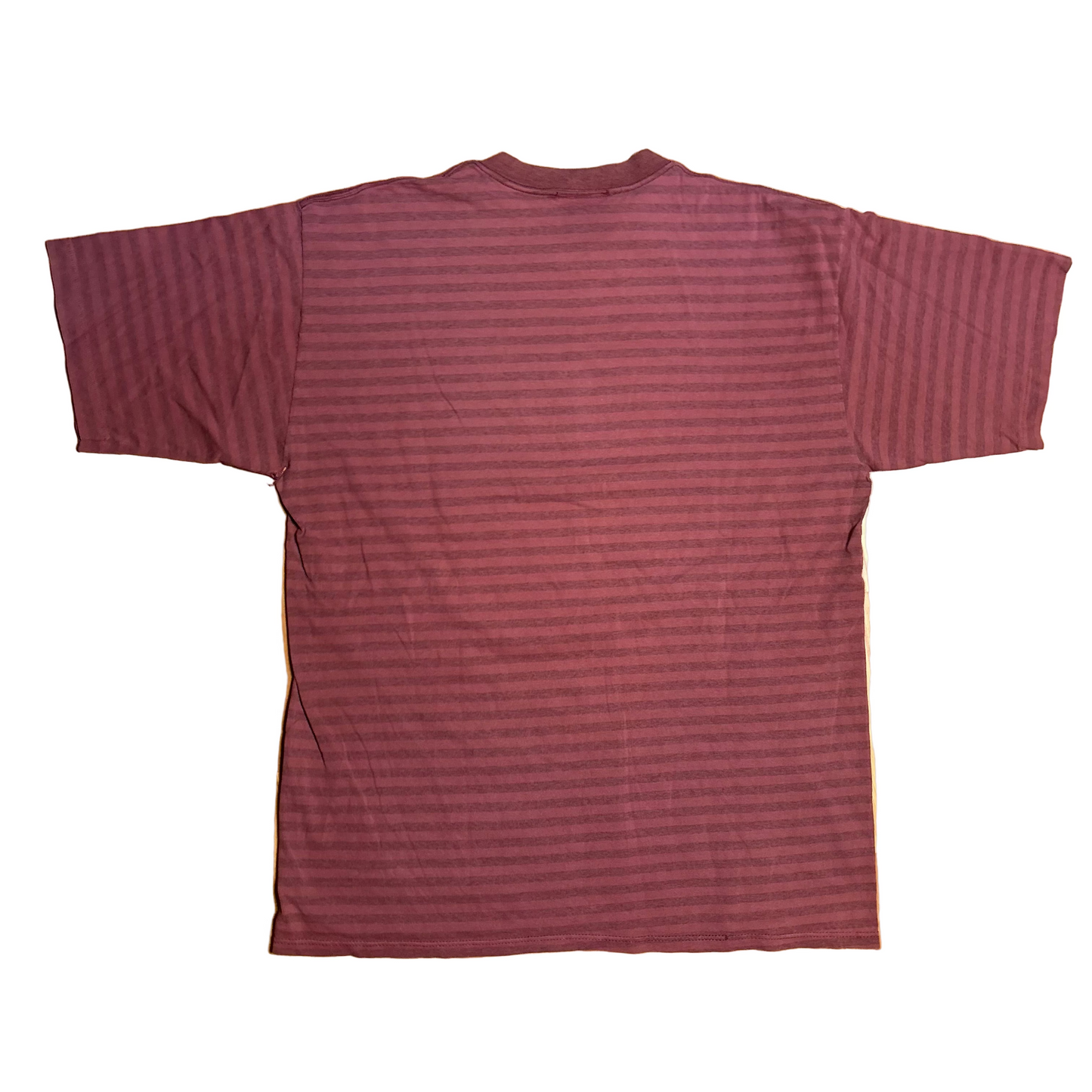 90’s Wolf Harvard Crimson University Maroon Red Embroidered College Cotton Tshirt - Large - 23” x 30”