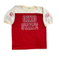 80's Artex Ohio State Buckeyes Red White Jersey Tshirt - Large - 23.5" x 28"